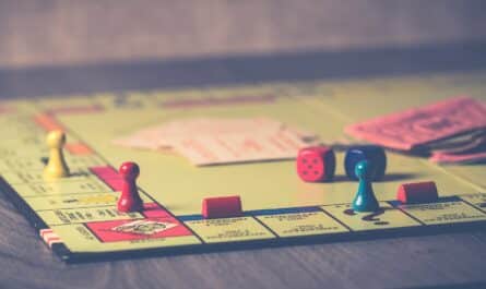 close up photo of monopoly board game