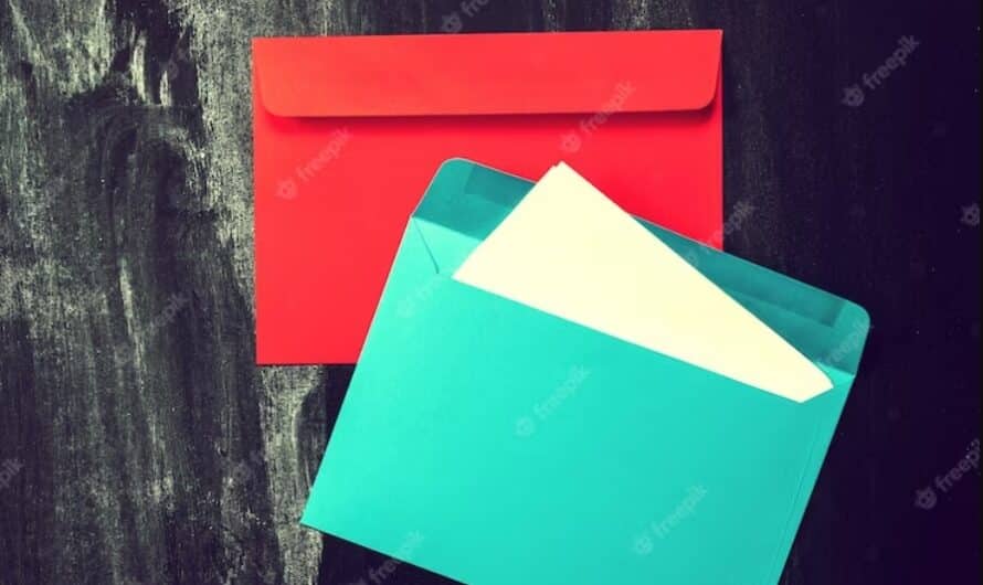 Pourquoi choisir les enveloppes colorées pour vos différents évènements